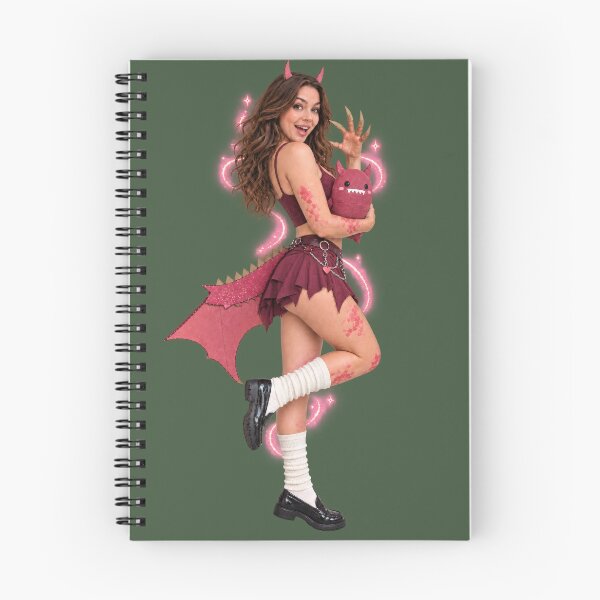 Item preview, Linda chica disfrazada de demonio con un pequeño monstruo designed and sold by OneStepFromArt.