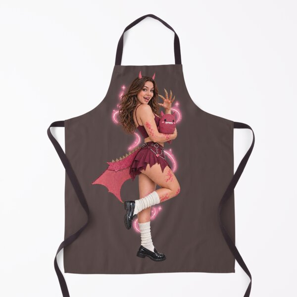 Item preview, Cute Demon Cosplay Girl with Little Monster designed and sold by OneStepFromArt.
