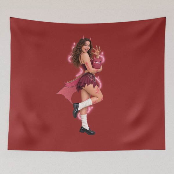 Item preview, Cute Demon Cosplay Girl with Little Monster designed and sold by OneStepFromArt.