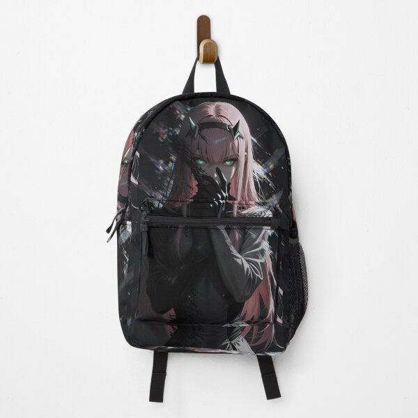 Item preview, Zero Two Pink Hair Anime Girl Glitch Cyberpunk Aesthetic designed and sold by Dyan4.