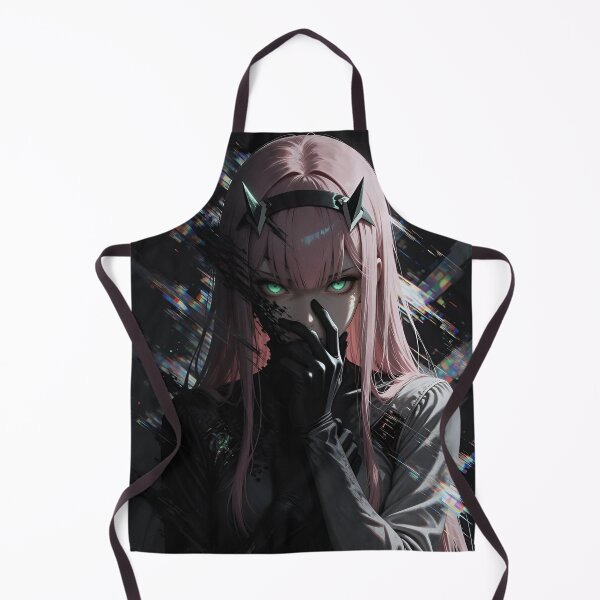 Item preview, Zero Two Pink Hair Anime Girl Glitch Cyberpunk Aesthetic designed and sold by Dyan4.