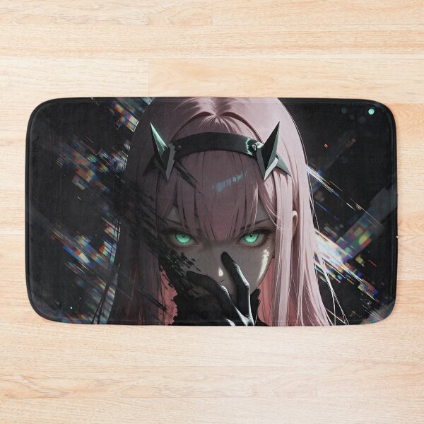 Item preview, Zero Two Pink Hair Anime Girl Glitch Cyberpunk Aesthetic designed and sold by Dyan4.