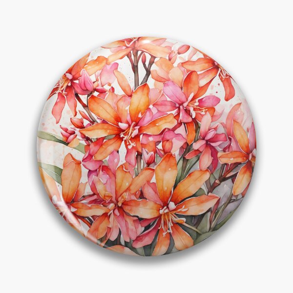 Item preview, Epidendrum Orchid Watercolor Painting designed and sold by RawNaturePrints.