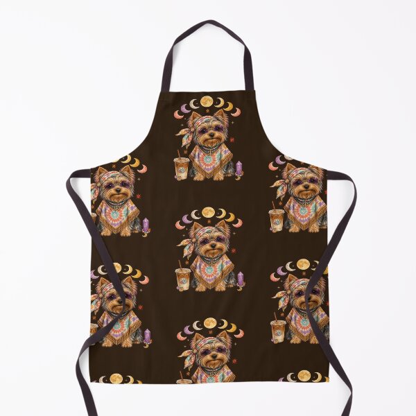 Item preview, Cute Hippie Yorkie Dog Boho Celestial Art designed and sold by Cute & Sassy Custom Gifting Boutiques.