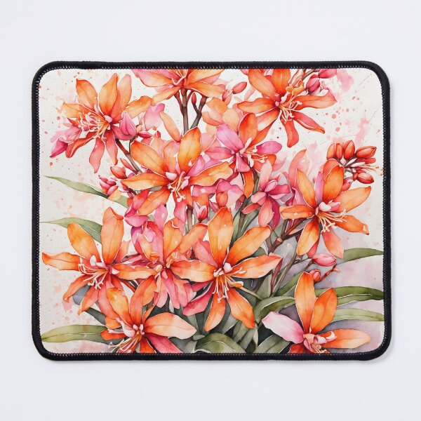 Item preview, Epidendrum Orchid Watercolor Painting designed and sold by RawNaturePrints.