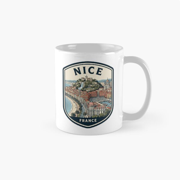 Item preview, Nice France Vintage Travel Badge Illustration designed and sold by k3rstman1.