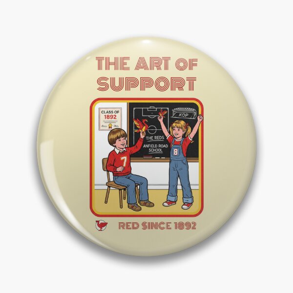 Item preview, The Art of Support Liverpool FC LFC vintage retro soccer football designed and sold by Red-since-1892.