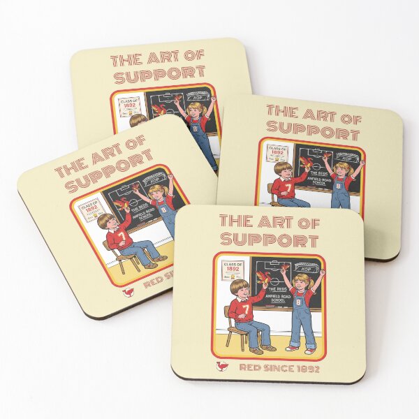 Item preview, The Art of Support Liverpool FC LFC vintage retro soccer football designed and sold by Red-since-1892.