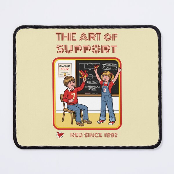 Item preview, The Art of Support Liverpool FC LFC vintage retro soccer football designed and sold by Red-since-1892.