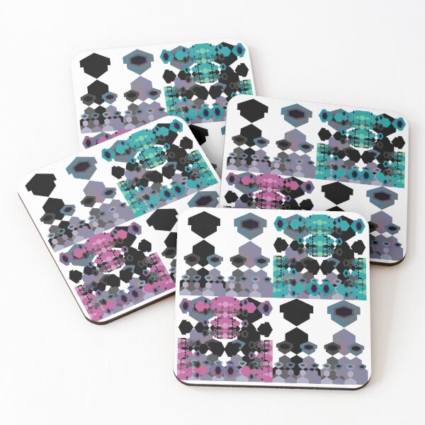 Item preview, Hexagonal Future – Futuristic Abstract Geometric Pattern designed and sold by Mohng Talulenz.