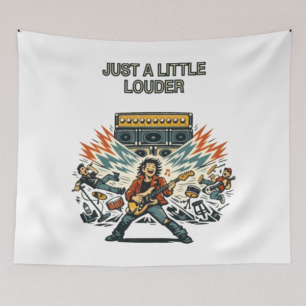 Item preview, loud guitarist designed and sold by ImaginariaEstudioShop.