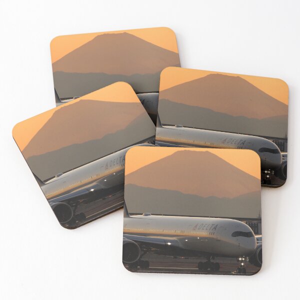 Item preview, Mount Fuji Twilight Silhouette at Haneda Airport designed and sold by YSJapanPhoto.