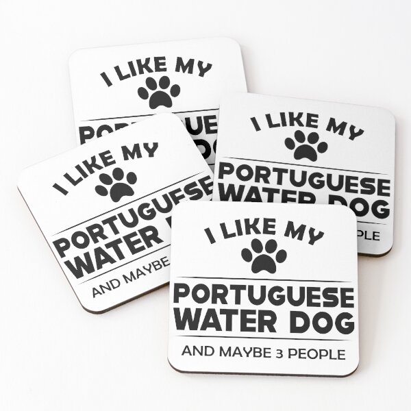Item preview, Portuguese Water Dog Lover Text Paw Print designed and sold by GiaoCalonas.