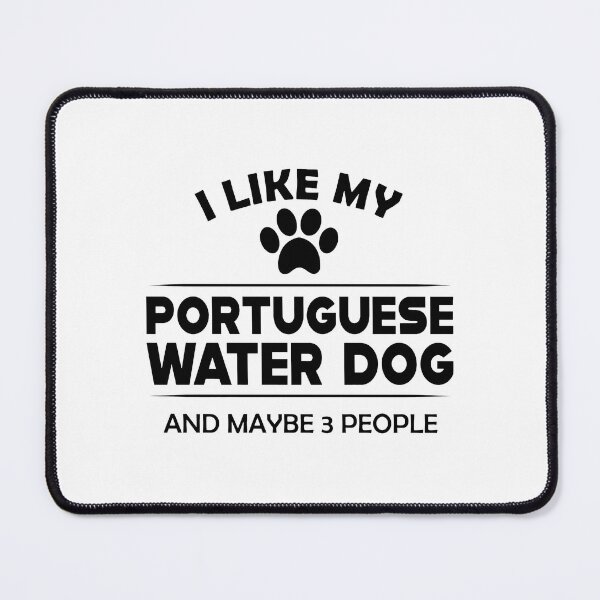 Item preview, Portuguese Water Dog Lover Text Paw Print designed and sold by GiaoCalonas.