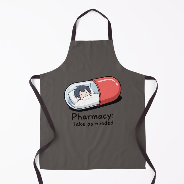Item preview, Pharmacy: Take as Needed – Funny Pharmacist Capsule Bed Sticker designed and sold by ManggaeJM.