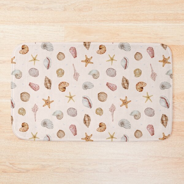Item preview, Vintage Seashell Starfish Watercolor Seamless Pattern designed and sold by jianina-alondra.