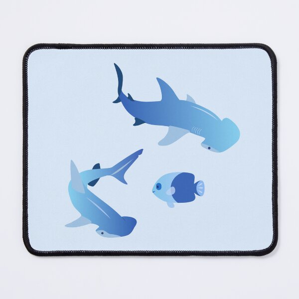 Item preview, Bonnethead Sharks – Light Blue designed and sold by typewithjuliette.