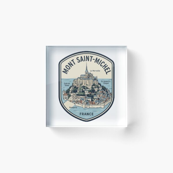 Item preview, Mont Saint Michel France Vintage Travel Badge designed and sold by k3rstman1.