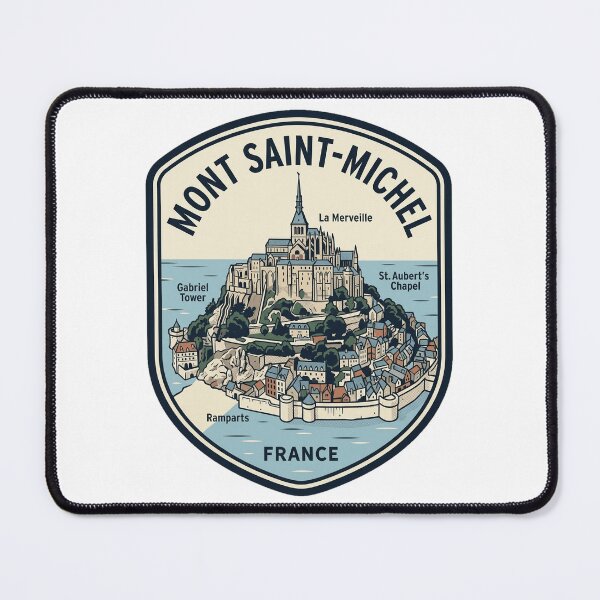 Item preview, Mont Saint Michel France Vintage Travel Badge designed and sold by k3rstman1.