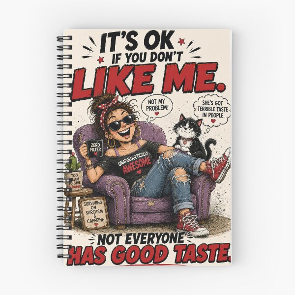 Item preview, Funny It’s OK If You Don’t Like Me Shirt designed and sold by Mad Axle Studios.