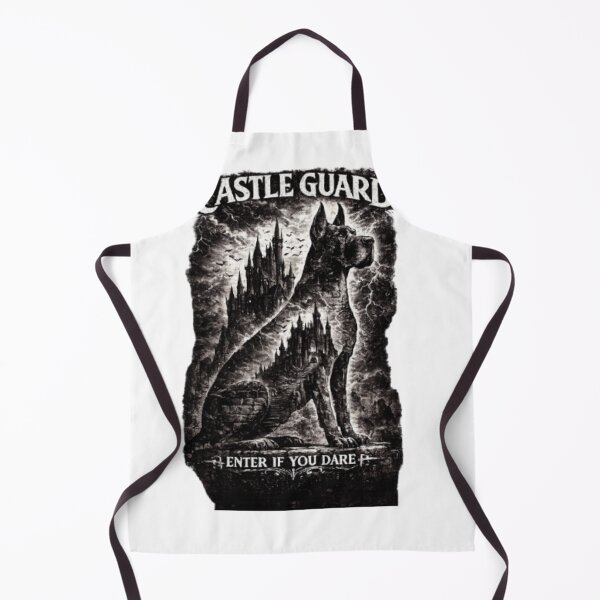 Item preview, Castle Guard Great Dane Halloween Enter If You Dare designed and sold by KnrNazimTHRE4DS.