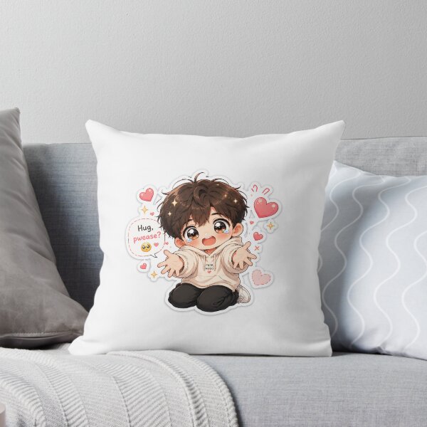 Item preview, Hug please?? | Cute Kawaii Chibi Boy Sticker | Wholesome Anime Inspired Art designed and sold by DESPOT07.