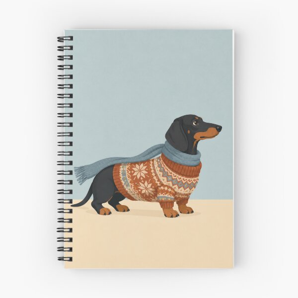 Item preview, Après Ski Dachshund Print | Fair Isle Sweater Dog Art  designed and sold by Clementine Club.