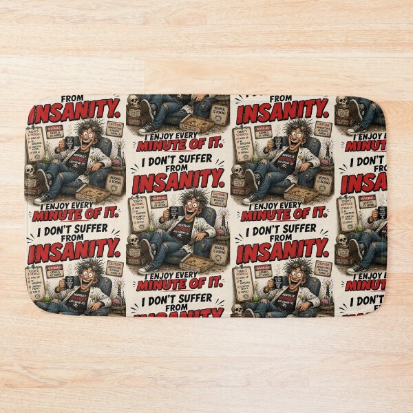 Item preview, Funny I Don’t Suffer From Insanity Men’s Shirt designed and sold by Mad Axle Studios.