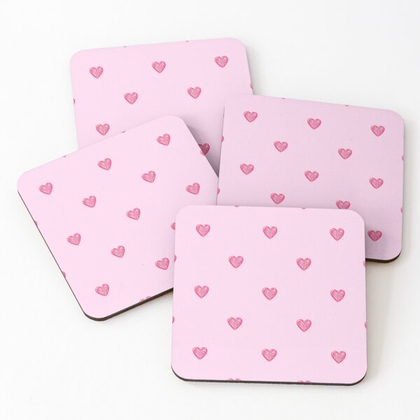 Item preview, Pink Watercolor Hearts Polka Dot Pattern designed and sold by jianina-alondra.