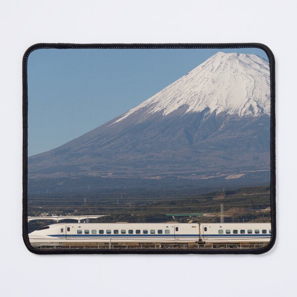 Item preview, Shinkansen Bullet Train Passing Mount Fuji designed and sold by YSJapanPhoto.