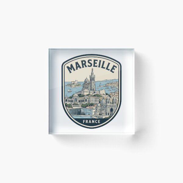 Item preview, Marseille France Vintage Travel Emblem designed and sold by k3rstman1.