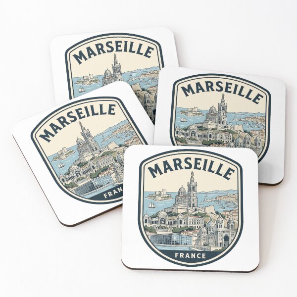 Item preview, Marseille France Vintage Travel Emblem designed and sold by k3rstman1.
