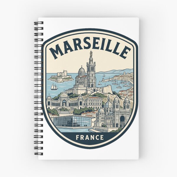 Item preview, Marseille France Vintage Travel Emblem designed and sold by k3rstman1.