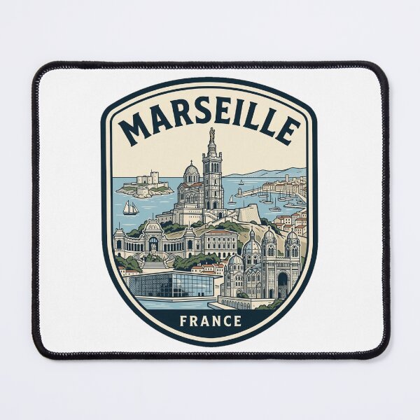 Item preview, Marseille France Vintage Travel Emblem designed and sold by k3rstman1.