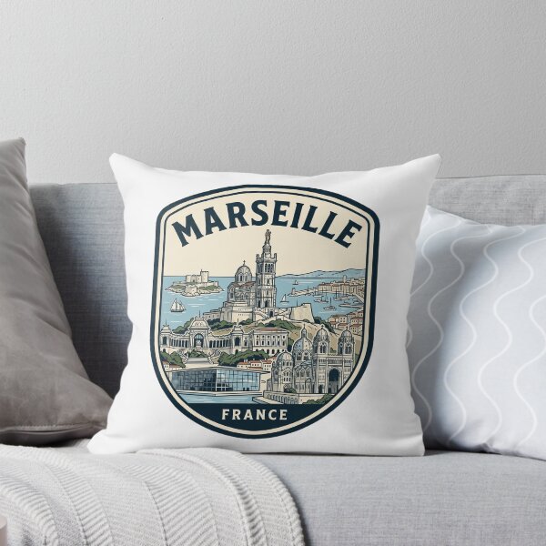 Item preview, Marseille France Vintage Travel Emblem designed and sold by k3rstman1.