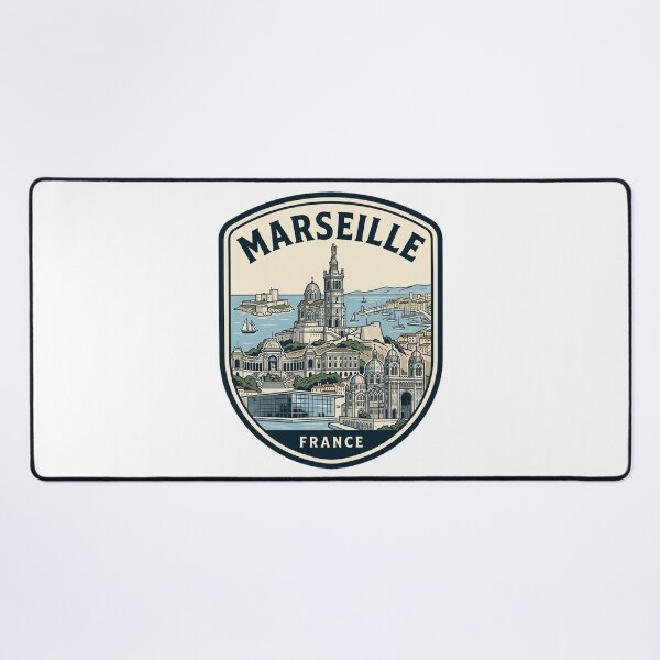 Item preview, Marseille France Vintage Travel Emblem designed and sold by k3rstman1.