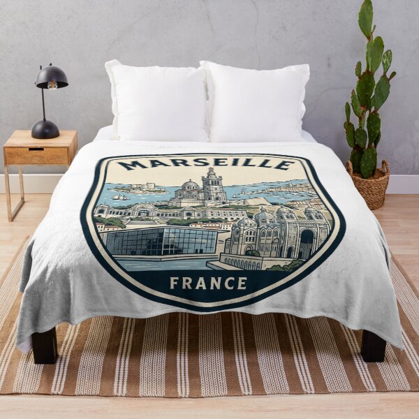 Item preview, Marseille France Vintage Travel Emblem designed and sold by k3rstman1.