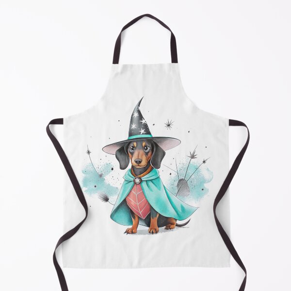 Item preview, Magic Witch Dachshund Cute Wizard Wiener Dog Spooky designed and sold by iPrintPaws.