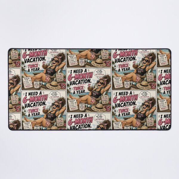 Item preview, Funny I Need a 6 Month Vacation Twice a Year Women’s Shirt designed and sold by Mad Axle Studios.