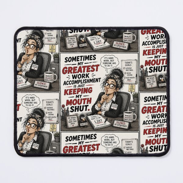 Item preview, Funny Keeping My Mouth Shut Is an Accomplishment Shirt designed and sold by Mad Axle Studios.