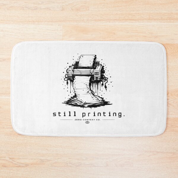 Item preview, Still Printing – Glitch Dot Matrix Printer Burnout Streetwear Graphic designed and sold by ZeroContextCo.