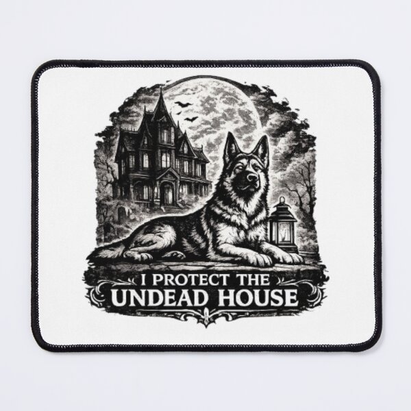 Item preview, I Protect The Undead House German Shepherd Halloween Guard Dog designed and sold by KnrNazimTHRE4DS.