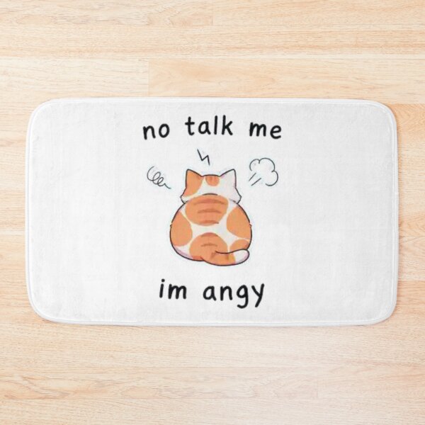 Item preview, No Talk Me I’m Angy Cat designed and sold by Charonde.
