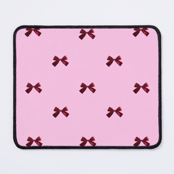 Item preview, Dark Red Bow Pink Seamless Pattern designed and sold by jianina-alondra.