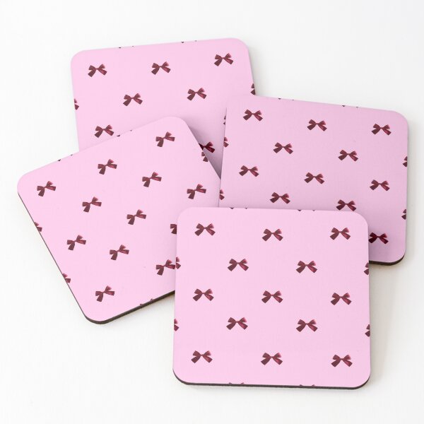 Item preview, Dark Red Bow Pink Seamless Pattern designed and sold by jianina-alondra.