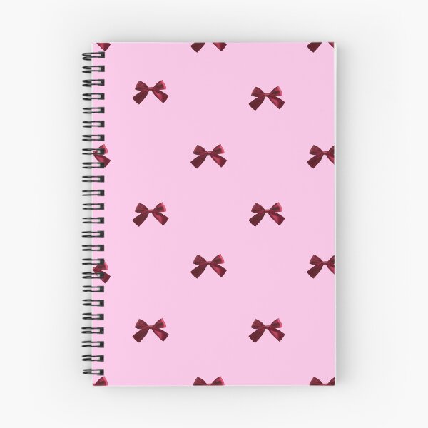 Item preview, Dark Red Bow Pink Seamless Pattern designed and sold by jianina-alondra.