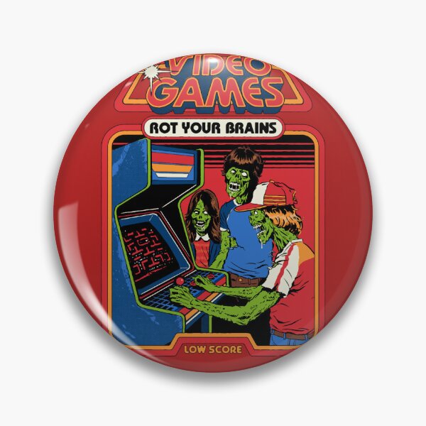 Item preview, Video Games Rot Your Brains designed and sold by ConnorDoesArt.
