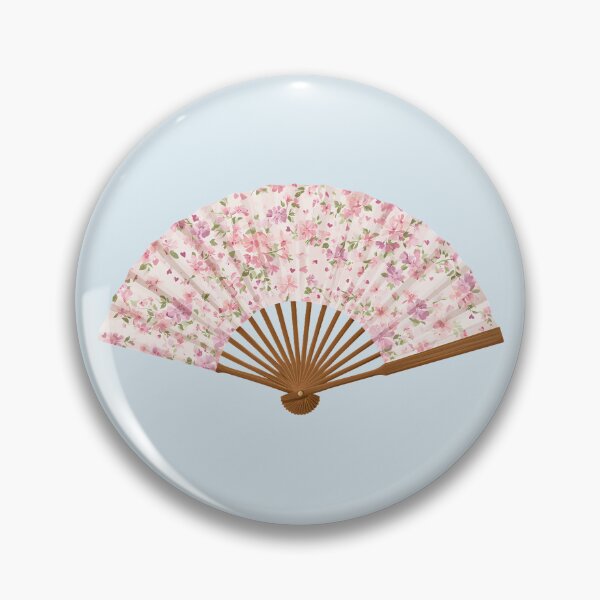 Item preview, Japanese Hand Fan - Flowers designed and sold by sakurashorty.