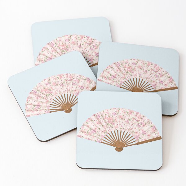 Item preview, Japanese Hand Fan - Flowers designed and sold by sakurashorty.