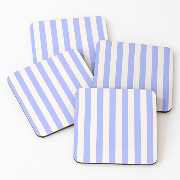 Item preview, Blue Cream Vertical Stripe Seamless Pattern designed and sold by jianina-alondra.